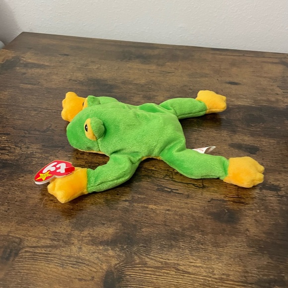 Ty Beanie Baby * Smoochy the frog * Date of birth: Oct 1 1997 * - Picture 8 of 9